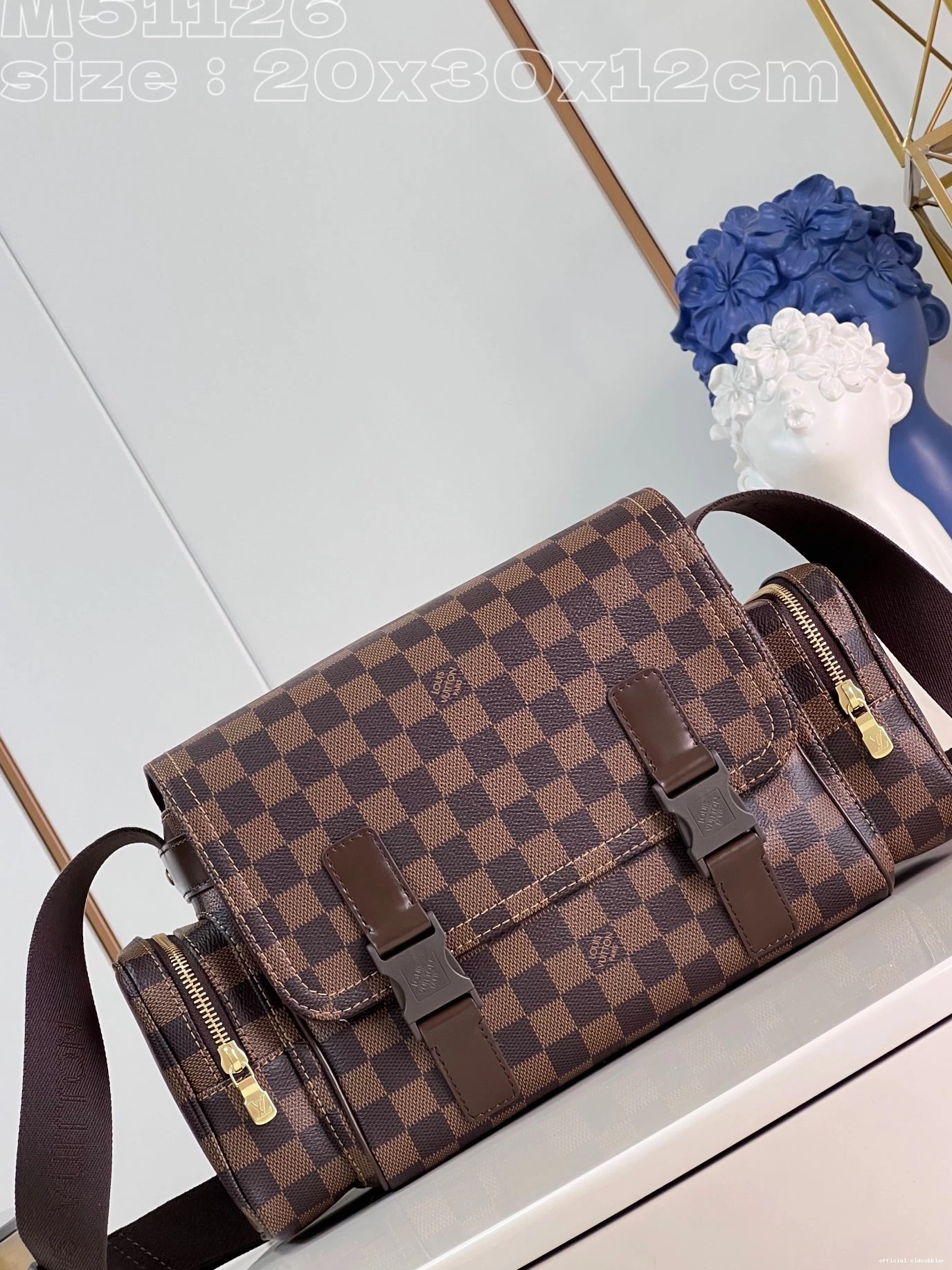 Official oldcobbler bag-20*30*12CM LOUIS camera VUITTON 0811